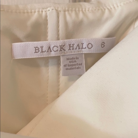 Black Halo- Yoli White Jumpsuit - Picture 3 of 6